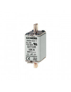 Siemens 3NE8022-1 SITOR 125A 690VA.C. AR félvezető-biztosítékbetét
