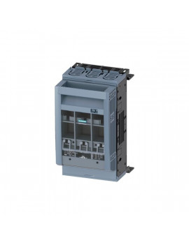 Siemens 3NP1133-1BC10 3P NH00 160A 60mm sínhez lapos csatlakozóval szakaszolókapcsoló-biztosító