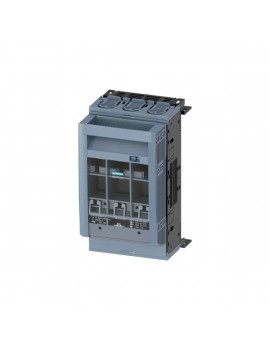 Siemens 3NP1133-1BC20 3P NH00 160A 60mm sínhez keretes csatlakozóvalakozóval szakaszolókapcsoló-biztosító