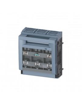 Siemens 3NP1163-1BC10 3P NH3 630A 60mm sínhez lapos csatlakozóval szakaszolókapcsoló-biztosító