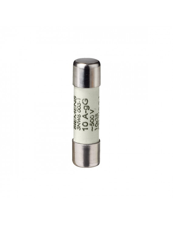 Siemens 3NW6003-1 SITOR GG 10X38mm 500V 10A hengeres biztosíték