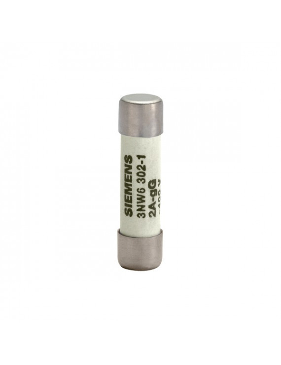 Siemens 3NW6302-1 SITOR GG 8,5X31,5mm 400V 2A hengeres biztosíték
