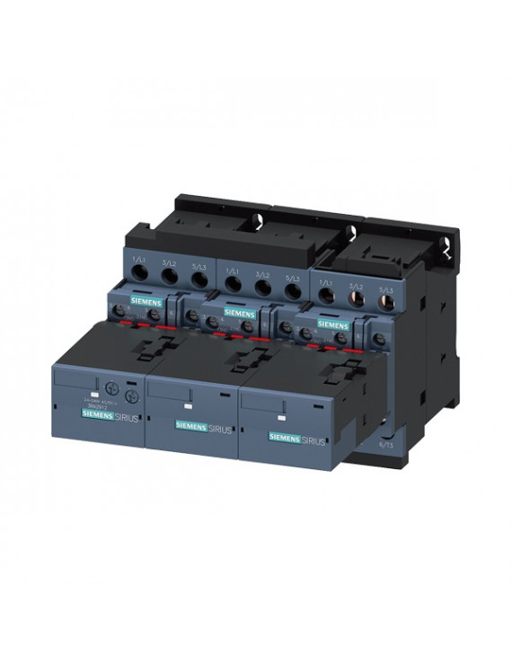 Siemens 3RA2425-8XF32-1AL2 15/18,5KW, 24V AC csillag-delta leágazás