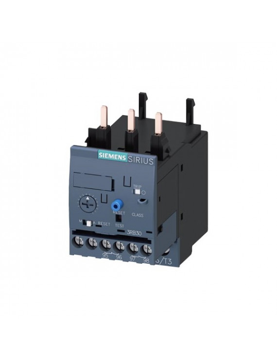 Siemens 3RB3026-2QB0 6...25 A S0 mágneskapcsolóra CLASS 20E csavaros elektronikus túlterhelés relé