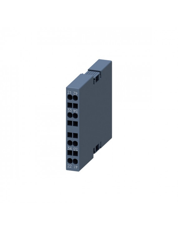 Siemens 3RH2911-2DA11 oldalsó 1NC+1NO S00-S3 mágneskapcsolókhoz húzórugós segédérintkező blokk