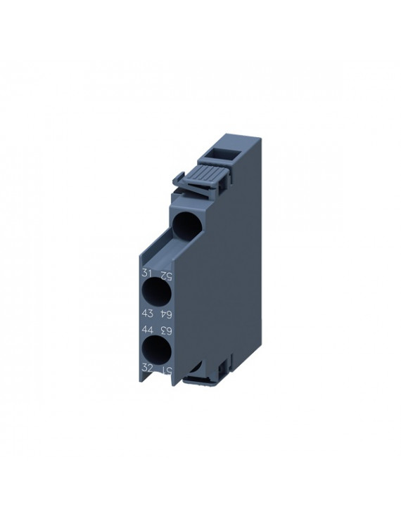 Siemens 3RH2921-1DA11 oldalsó 1NO+1NC S00-S3 mágneskapcsolókhoz csavaros segédérintkező blokk