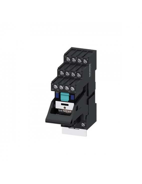 Siemens komplett dugaszolható relé 24V DC 4W, 3,5mm rögzítéssel