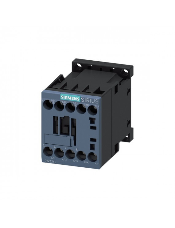 Siemens 3RT2015-1KB42 AC3:3KW 1NC DC24V M.túlfeszültség levezető diódával mágneskapcsoló