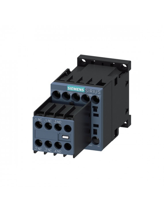 Siemens 3RT2016-1BB44 AC3:4KW 2NO+2NC DC24V mágneskapcsoló