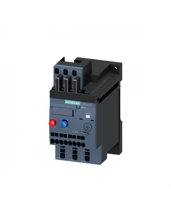 Siemens 3RU2116-0GC1 0.45 - 0.63 A CLASS 10 S00 stand-alone húzórugós termikus túlterhelés relé