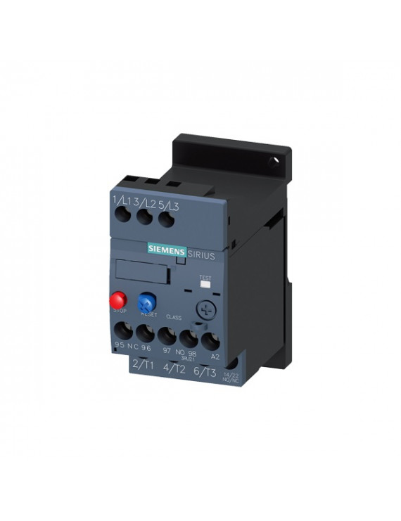 Siemens 3RU2116-4AB1 11 - 16 A CLASS 10 S00 stand-alone csavaros termikus túlterhelés relé