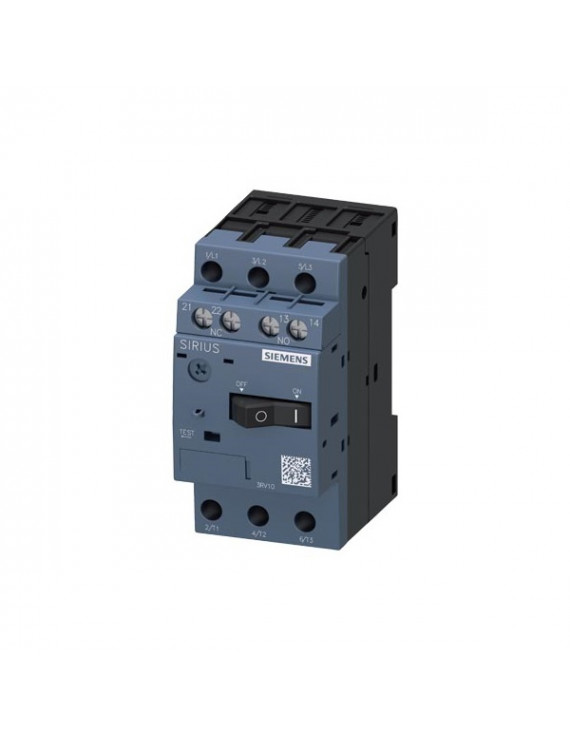 Siemens 3RV1011-1AA15 1.1...1.6 A 1NO+1NC méret S00 motorvédő-kapcsoló