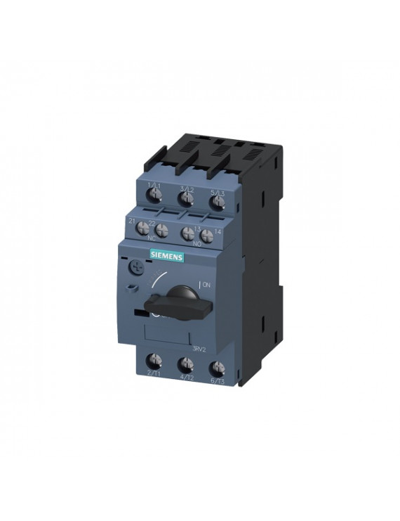 Siemens 3RV2011-0hA15 csavaros csatlakozás 1NO+1NC 0.55...0.8 A S00 motorvédő kapcsoló