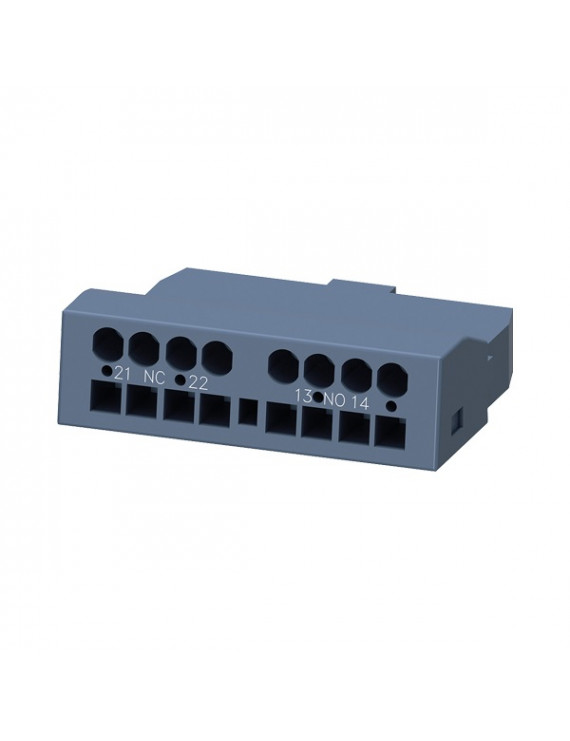 Siemens 3RV2901-2E 1NO+1NC 3RV2 motorvédő kapcsolóhoz homloklapi segédérintkező