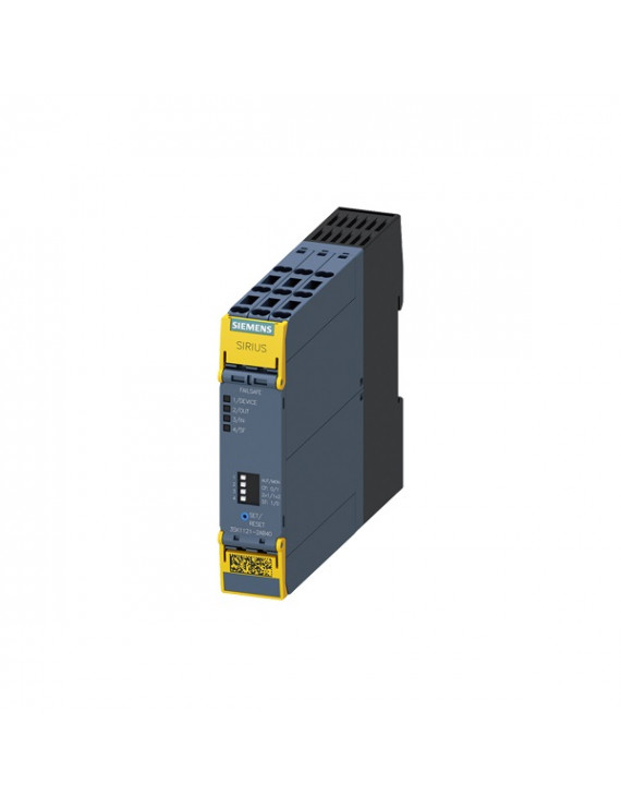 Siemens 3SK1121-2AB40 SIRIUS ADVANCED relés 3NO+1NC 24V DC húzórugós biztonsági relé