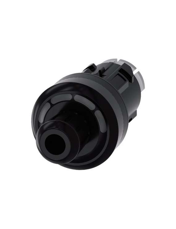 Siemens 3SU1000-4WS10-0AA0 fekete 22mm 4 pozíció ID kulcsok nélkül/kivehető ID kulccsal működtethető kapcsoló