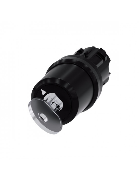 Siemens 3SU1000-5BC01-0AA0 CES O<I SSG10 műanyag visszaugró O pozícióban kiv. kulcs IP69k kulccsal működtethető kapcsoló