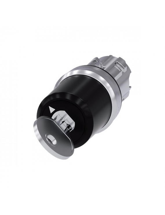 Siemens 3SU1050-5BC01-0AA0 fém CES O<I SSG10 visszaugró IP69k kulccsal működtethető kapcsoló