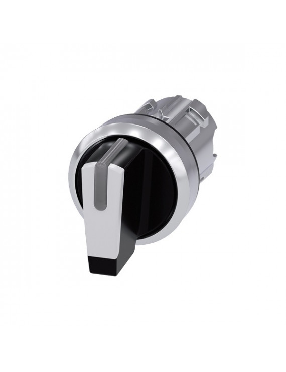 Siemens 3SU1052-2BM60-0AA0 fém I>O<II fehér visszaugró IP69k választó kapcsoló