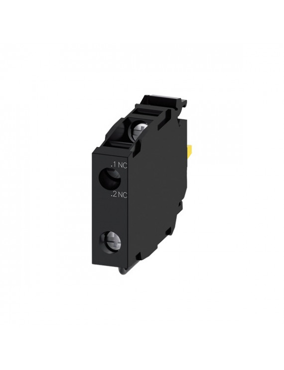 Siemens 3SU1400-1AA10-1HA0 csavaros 1NC szerelési állapot jelzéssel érintkező modul