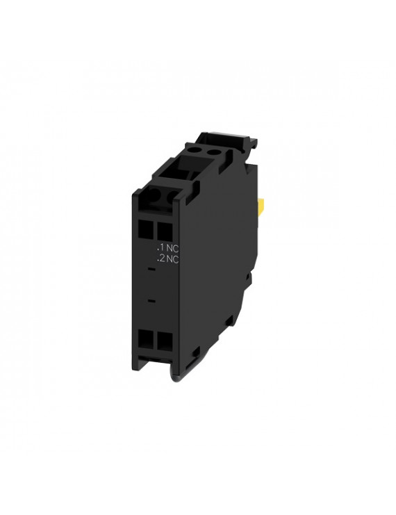 Siemens 3SU1400-1AA10-3HA0 húzórugós 1NC szerelési állapot jelzéssel érintkező modul