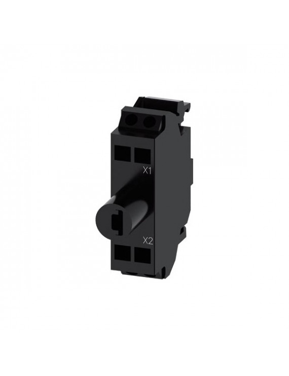 Siemens 3SU1401-2BF20-3AA0 piros/ 230V AC/ IP69k tokozatba szerelhető/ húzórugós LED modul