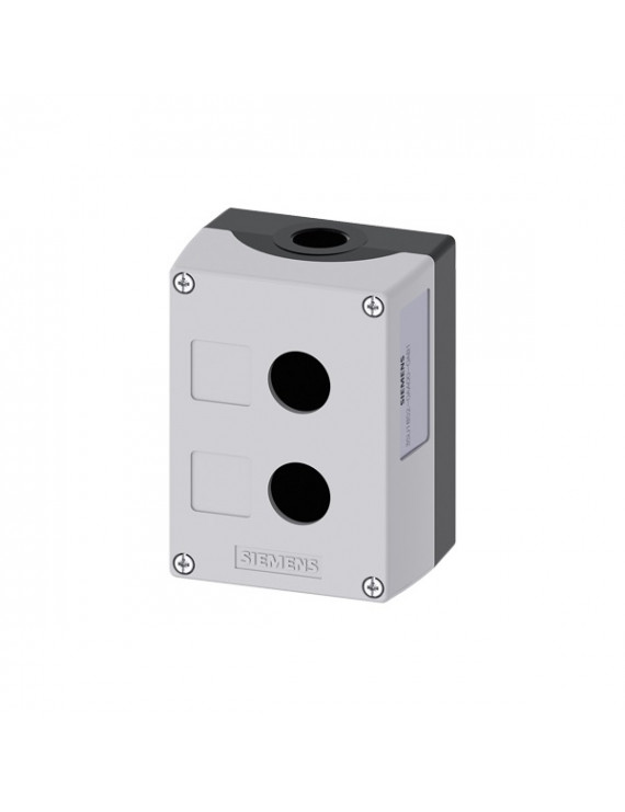 Siemens 3SU1852-0AA00-0AB1 fém 2 vezérlő pont szürke címkézhető IP69k tokozat