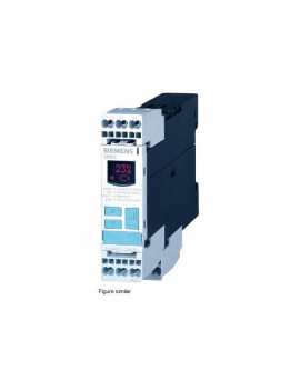 Siemens 3UG4622-2AW30 funkció. 01…20s. 24V AC/DC. hiszterézis állítható, húzórugós áram figyelő relé
