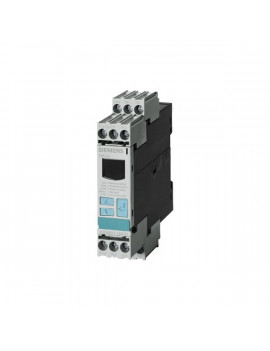 Siemens 3UG4651-1AA30 24V AC/DC/0,1…2200 rpm/0,1…99,9 rmp hiszterézis/0…900s ON-késleltetés fordulatszám figyelő relé