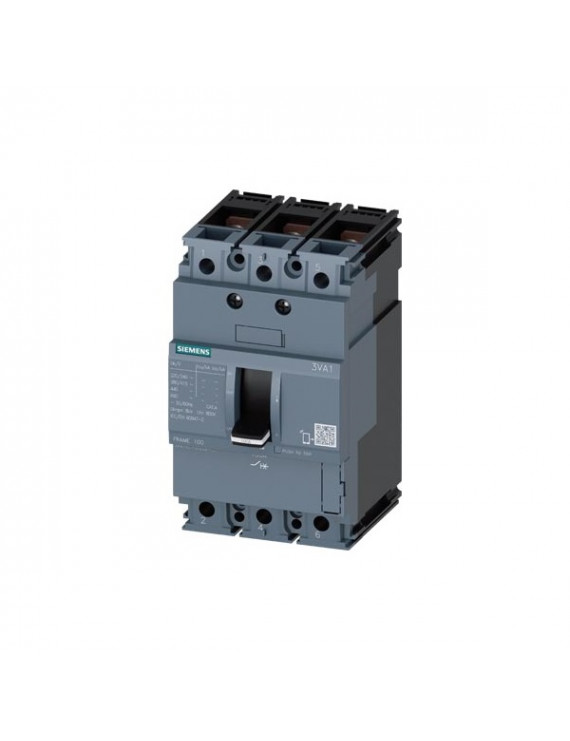 Siemens 3VA1063-2ED32-0AA0 IEC/FS100/63A/3P/16KA/TM/ FTFM kompakt megszakító