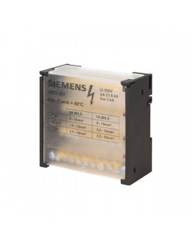 Siemens 5ST2501 4-pólusú 80A 500V elosztó blokk