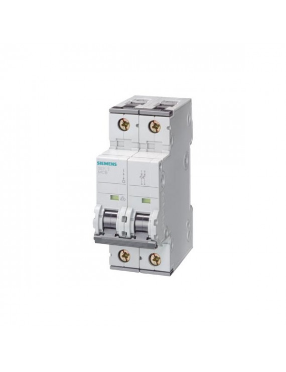 Siemens 5SY7210-6 15KA 2P B 10A kismegszakító