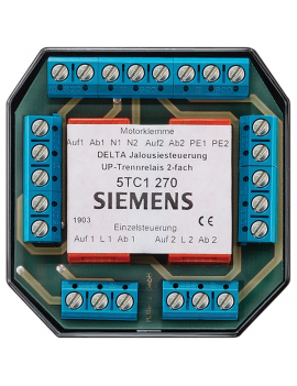 Siemens 5TC1270 DELTA süllyesztett redőnykapcsoló relé
