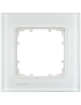 Siemens 5TG1201-1 DELTA MIRO üveg fehér 1-es keret