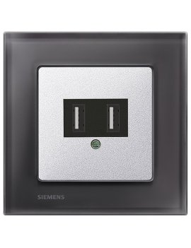 Siemens 5TG2025-2 2100 mA kettős USB töltőegység