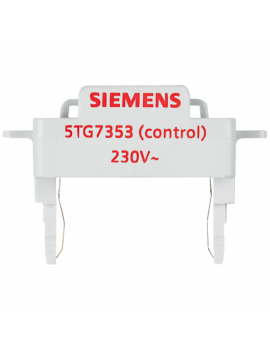 Siemens 5TG7353 DELTA 230V/50HZ piros LED lámpa
