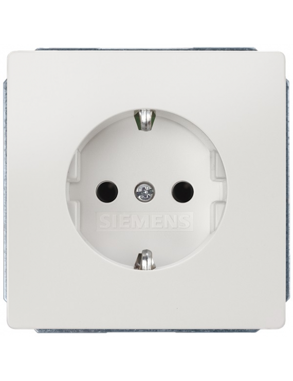 Siemens 5UB1855 DELTA STYLE 2P titánfehér 2P+F dugalj