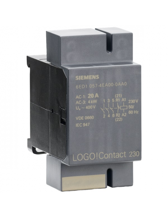 Siemens 6ED1057-4EA00-0AA0 LOGO! AC 230V,3NO/1NC modul érintkező