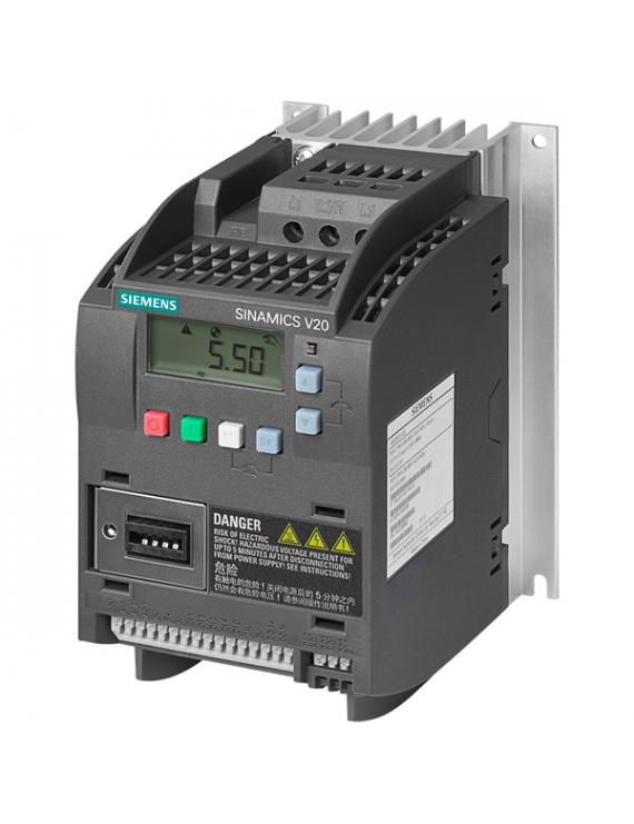 Siemens 6SL3210-5BE21-5UV0 SINAMICS V20, 3AC400V 1.5KW UNFILTERED frekvenciaváltó
