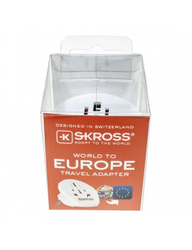 SKROSS 1.500211-2 World to Europe - csatlakozó átalakító európába utazóknak (dobozos)