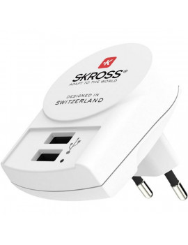 SKROSS USB töltő 2 darab A típusú bemenettel