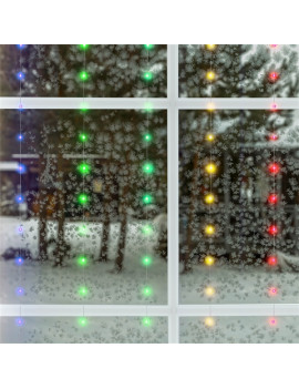 Somogyi MLF 240 240 LED/3x2,4 m/10 füzér/RGB/SMART micro LED-es karácsonyi fényfüggöny