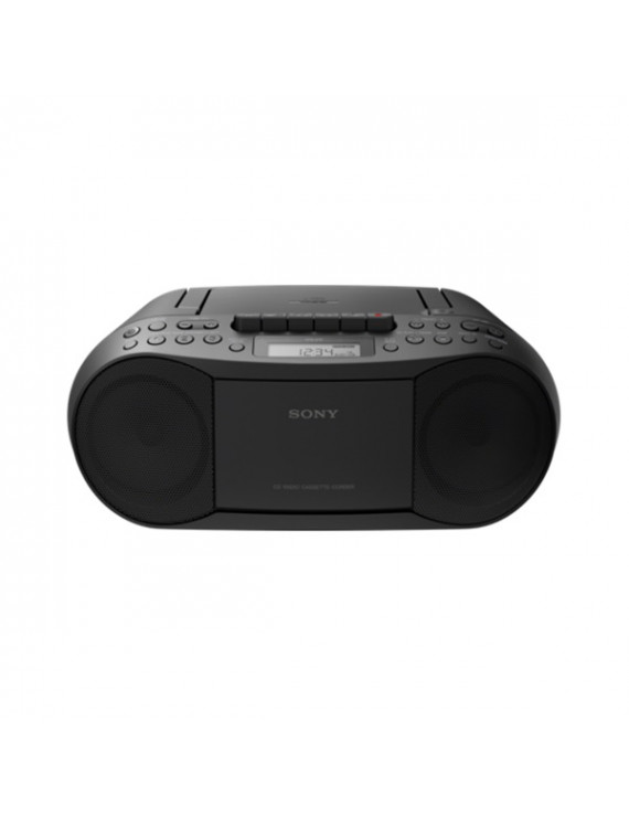 Sony CFDS70B fekete hordozható kazettás CD-s rádió