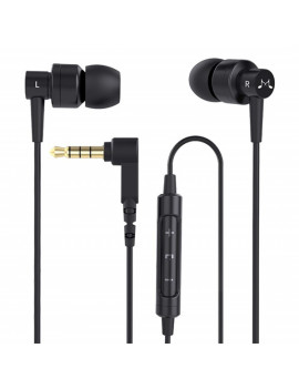 SoundMAGIC ES30C minőségi mikrofonos fekete fülhallgató
