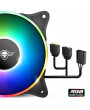Spirit of Gamer DUAL RGB V120TW 120mm RGB LED ház hűtőventilátor