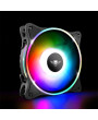 Spirit of Gamer DUAL RGB V120TW 120mm RGB LED ház hűtőventilátor