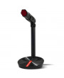 Spirit of Gamer EKO fekete-piros állványos USB mikrofon