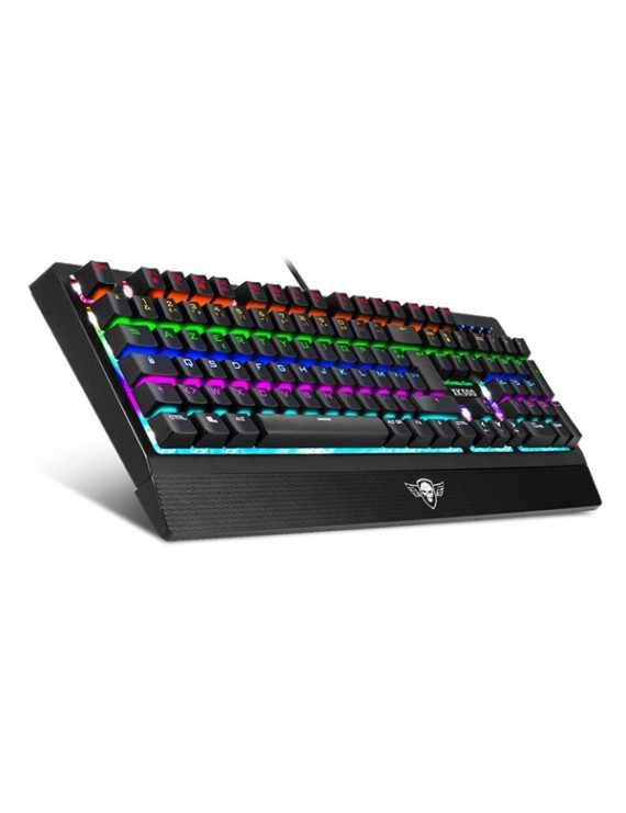 Spirit of Gamer XPERT K500 HUN fekete RGB USB mechanikus gamer billentyűzet