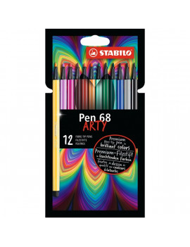Stabilo ARTY Pen 68 12db-os vegyes színű filctoll készlet