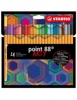 Stabilo ARTY Point 88 24db-os vegyes színű tűfilc készlet